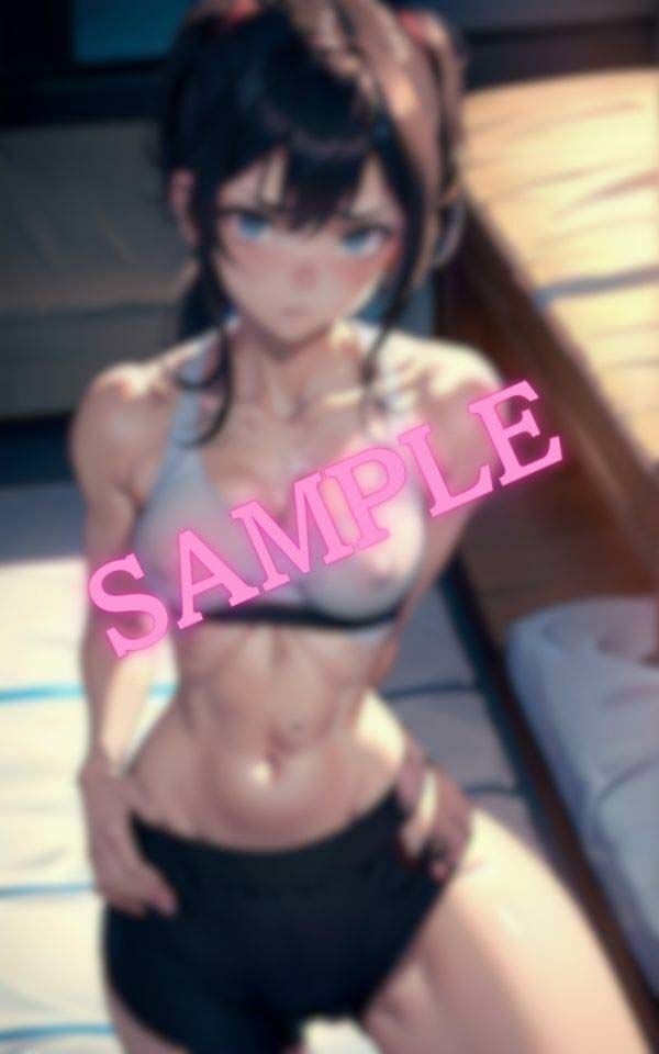 サンプル画像5:私の体に出していいよ！！優しいお言葉に甘えてセ〇レの体にぶっかけた(AI学園) [d_410182]