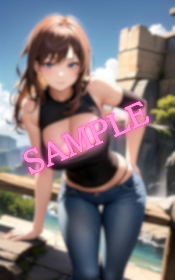 サンプル画像3:巨乳で綺麗なヒップの美人お姉さん(美女天国) [d_410199]