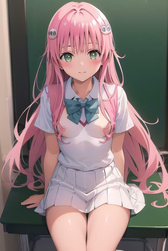 サンプル画像2:【ラ〇と西〇寺にお願いしてみた】 「To L〇VEる -と〇ぶる」ラ〇と西〇寺のイラスト・CG集 ＃6(美女の小指) [d_410266]