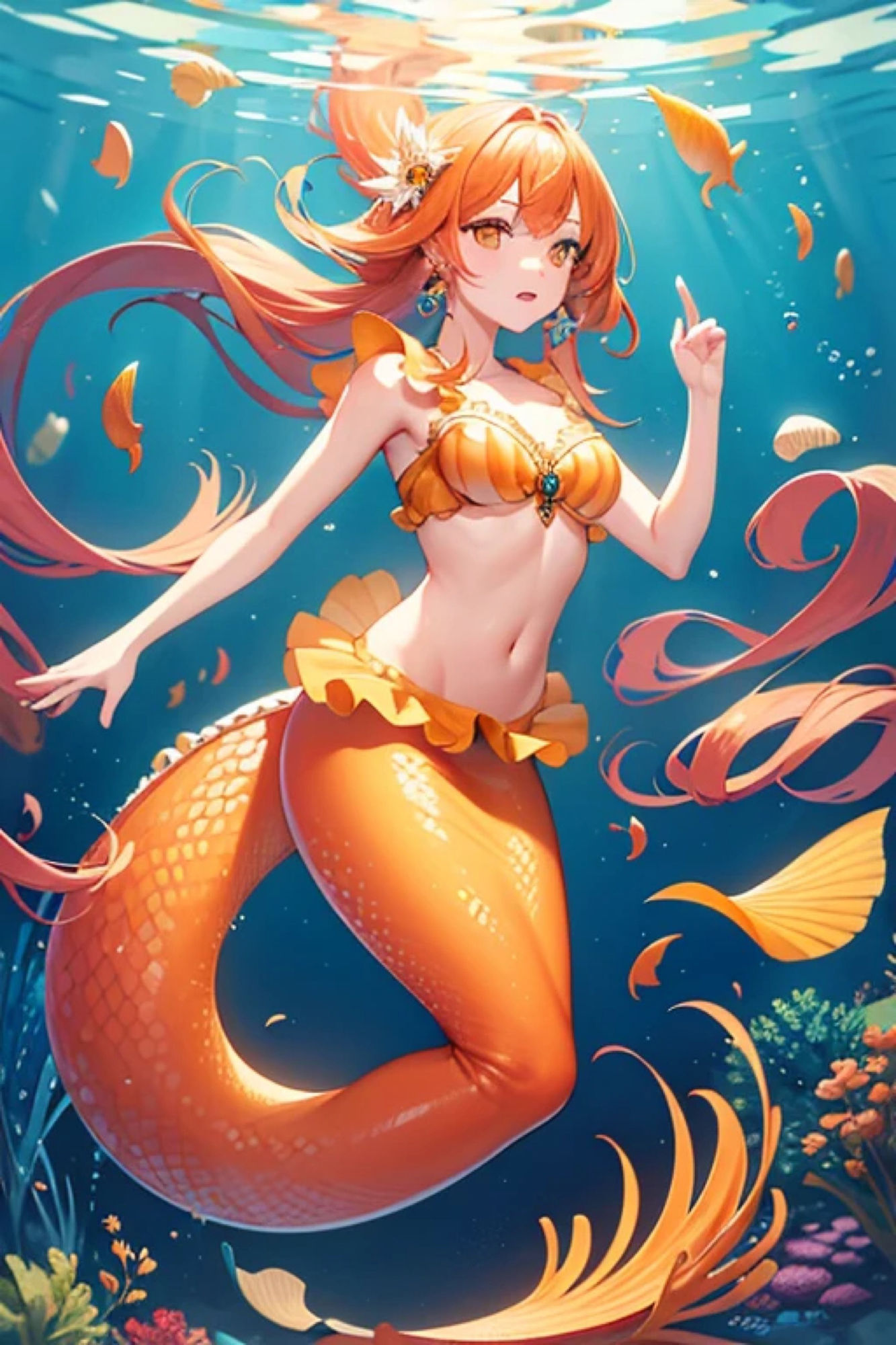 サンプル画像4:オレンジマーメイドのアレやコレ(rweb324) [d_410296]