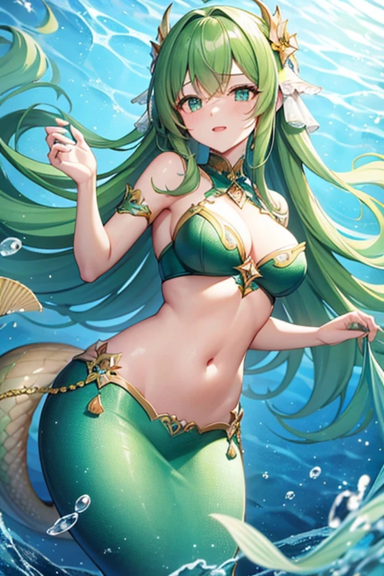 サンプル画像2:グリーンマーメイドのアレやコレ(rweb324) [d_410297]