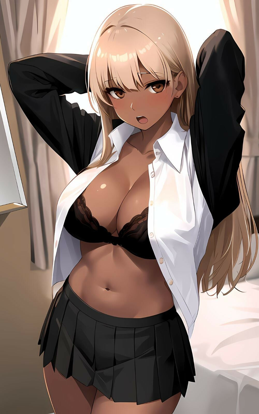 サンプル画像3:女子校生ギャル性交日記(妄想美女出版) [d_410360]