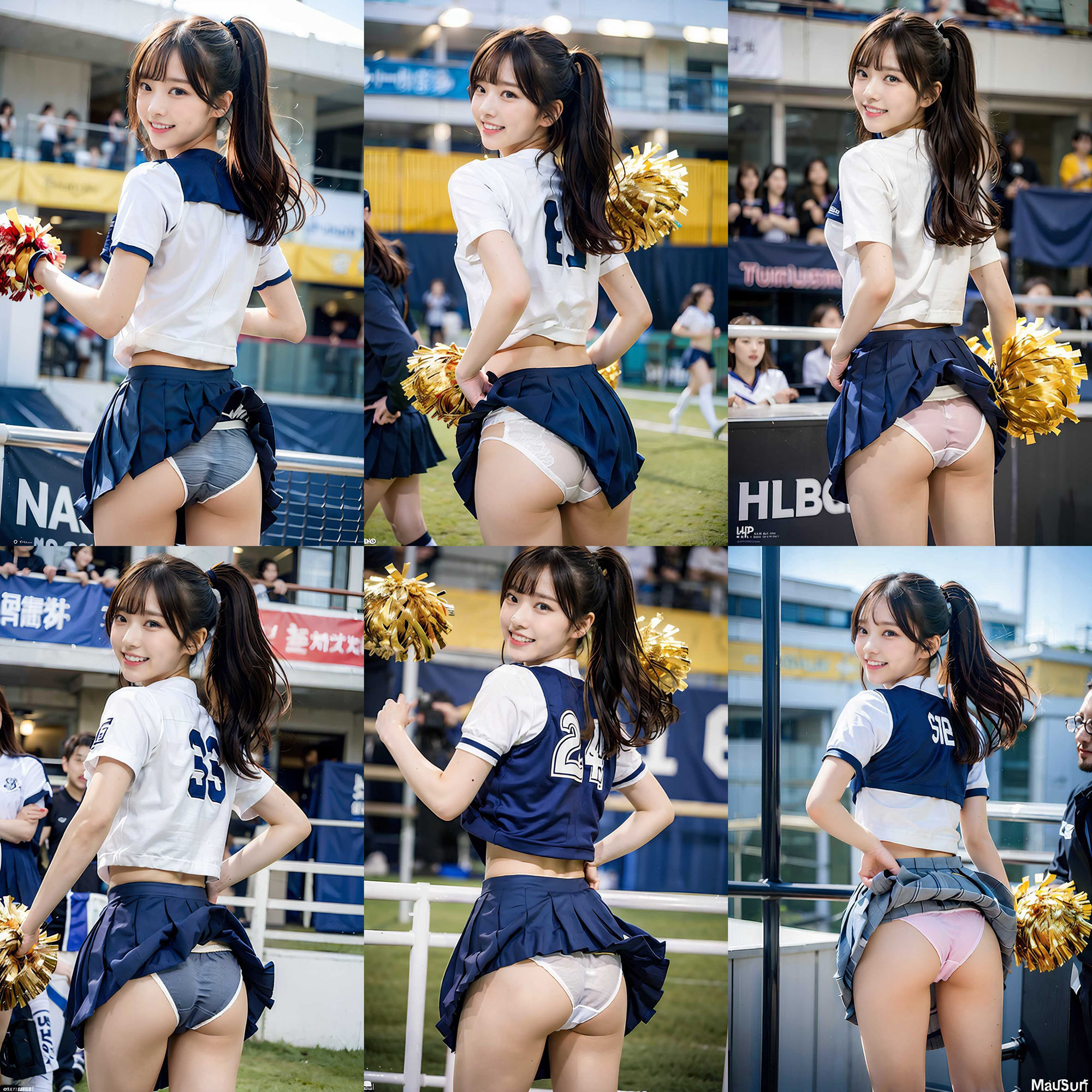 サンプル画像1:チアパンを忘れて生パンツで応援するチアガール vol:1(SakuraBooks) [d_410398]