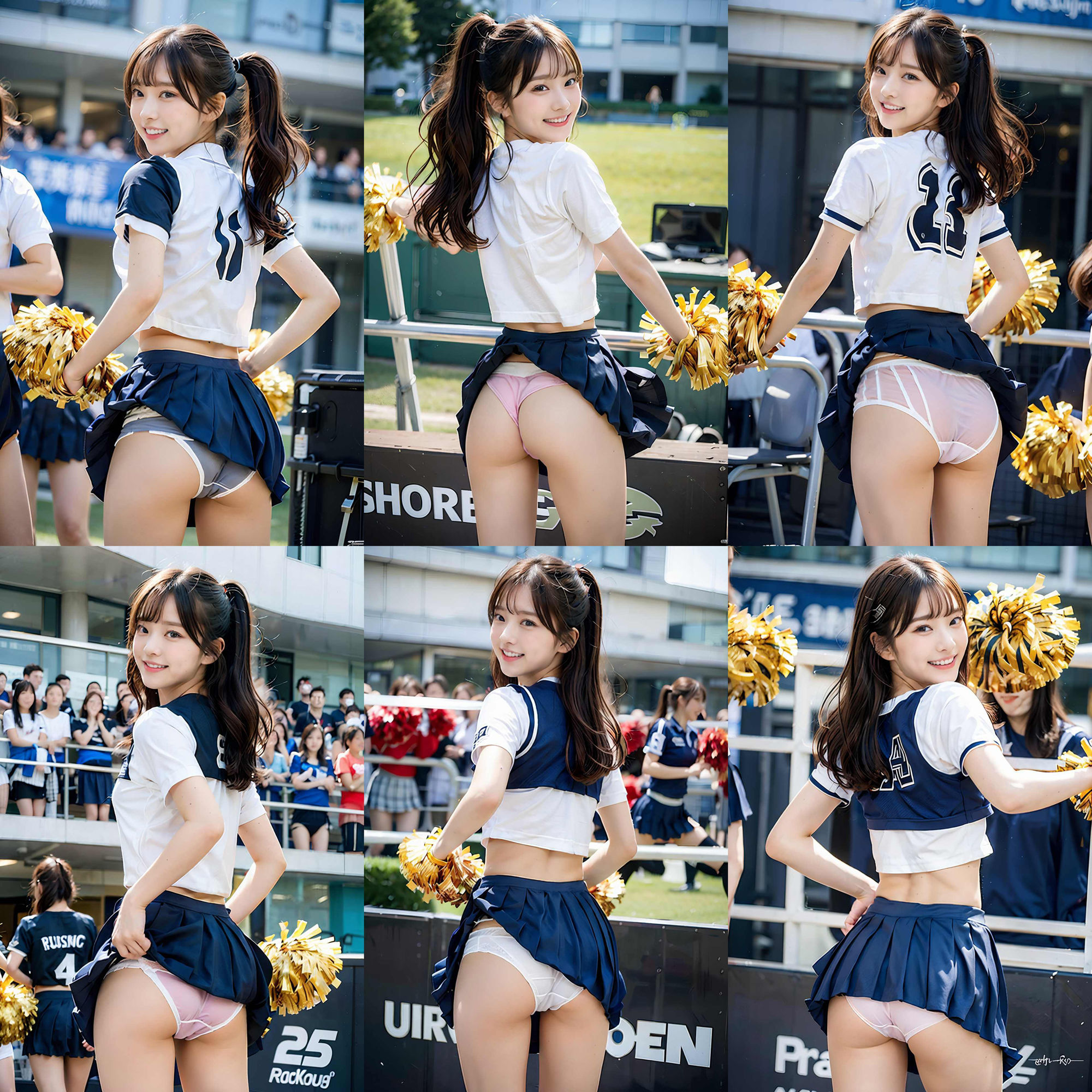 サンプル画像2:チアパンを忘れて生パンツで応援するチアガール vol:1(SakuraBooks) [d_410398]