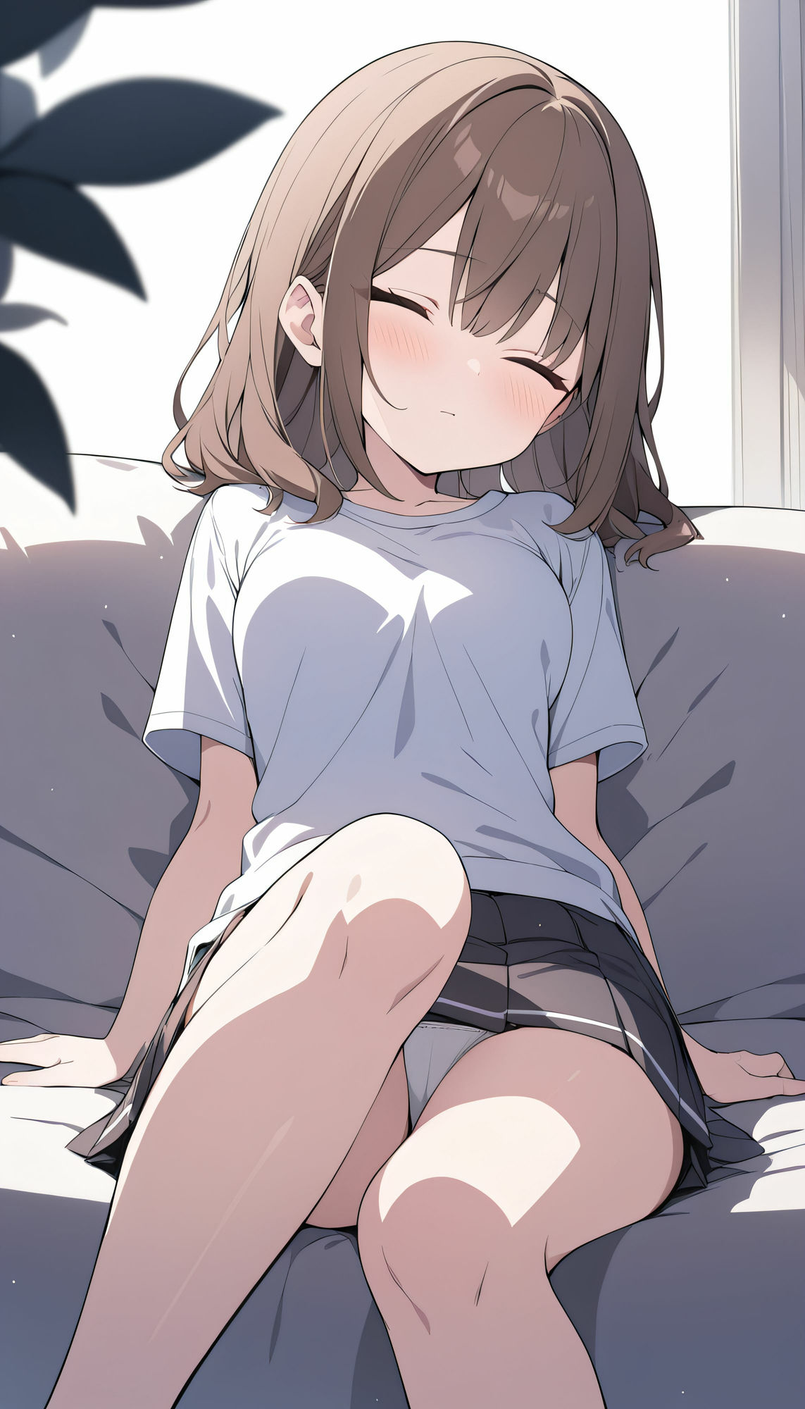 サンプル画像6:妹の無防備な姿を見るのはお兄ちゃんの特権です(AI factory) [d_410405]