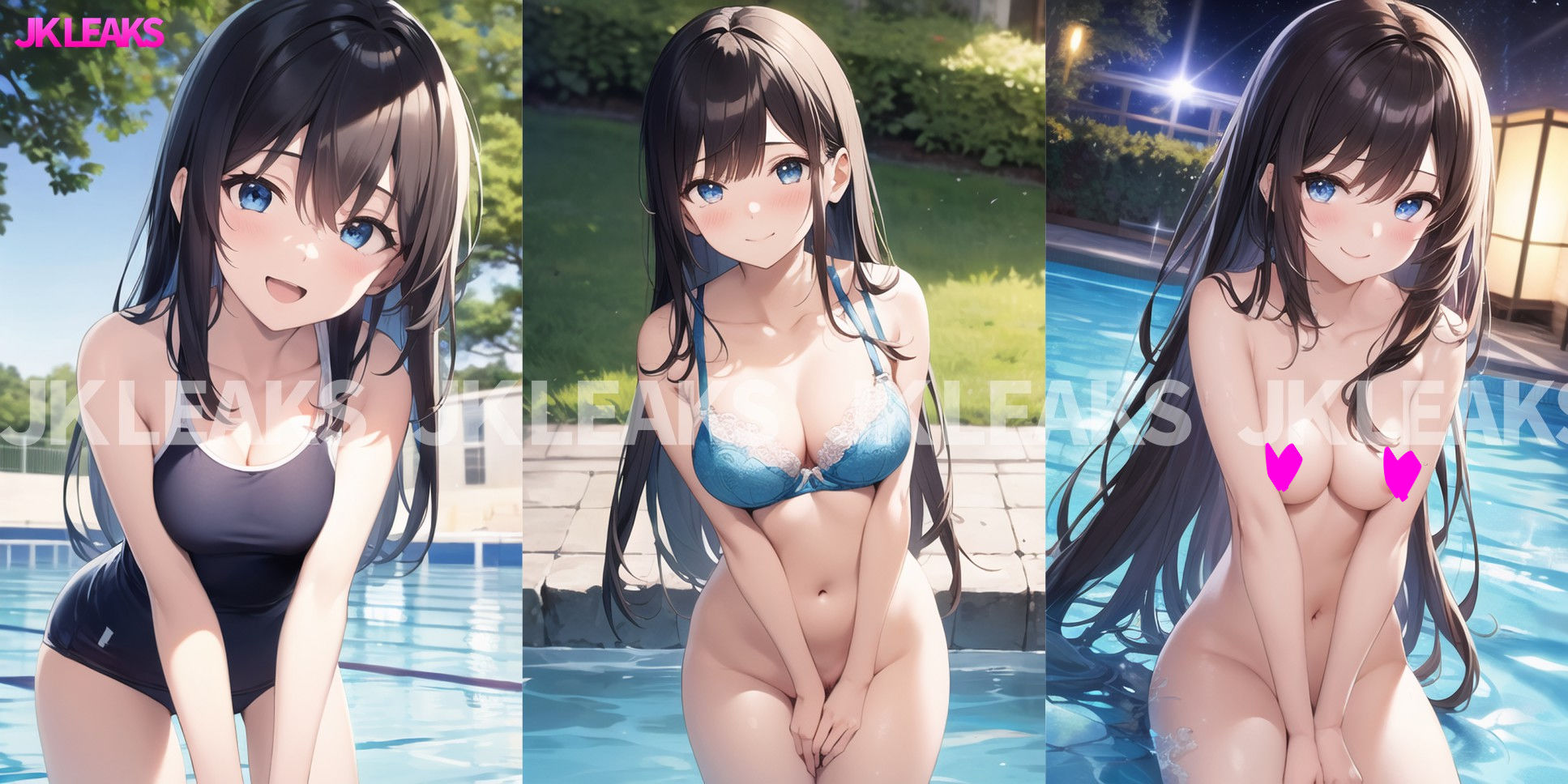 サンプル画像3:JK LEAKS 22 – 幼馴染の姉（長女）＆三姉妹膣比べ編 -【三姉妹膣比べアニメ付】(AniyA) [d_410436]