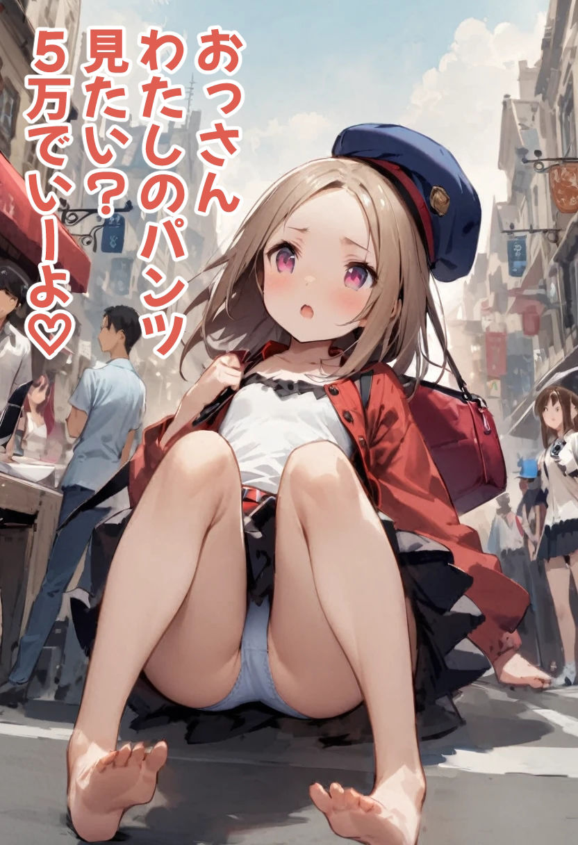 サンプル画像3:足刈がイク！ M字パンチラ編(コーンパン) [d_410469]