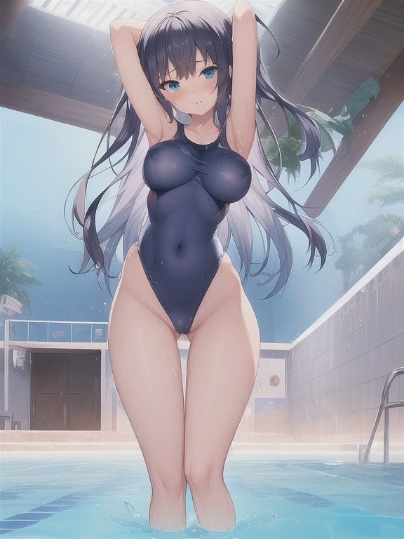 サンプル画像5:かなりエッチな AI イラスト集 （水着）(AIの本気) [d_410557]