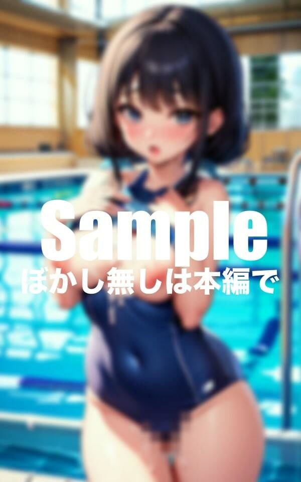 サンプル画像1:水着がエッチすぎてぶっかけられる美女(Hな怪獣) [d_410560]