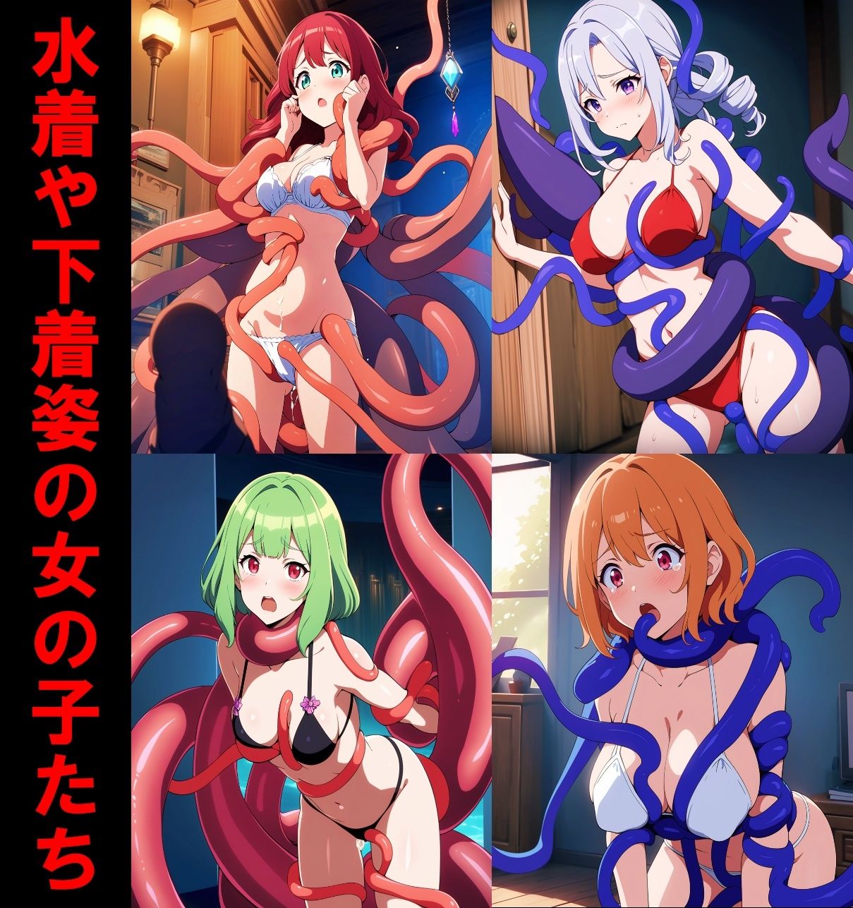 サンプル画像2:触手責めのおかずCG集(あいのおかずや) [d_410575]