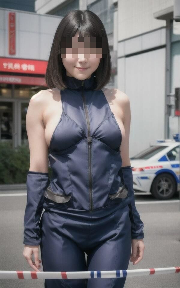 サンプル画像3:2034年になり街で犯罪が横行！？という名目で婦警に捕まったら天国のような甘い牢屋生活になりましたwww(まちヘブンズ) [d_410640]