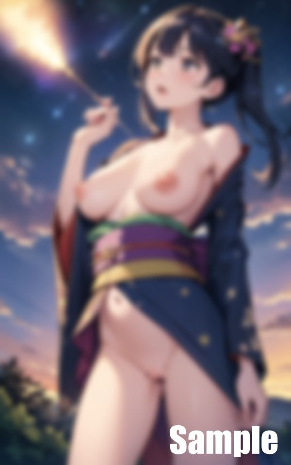 サンプル画像4:星空を仰ぐ(ぬぽんつ) [d_410664]