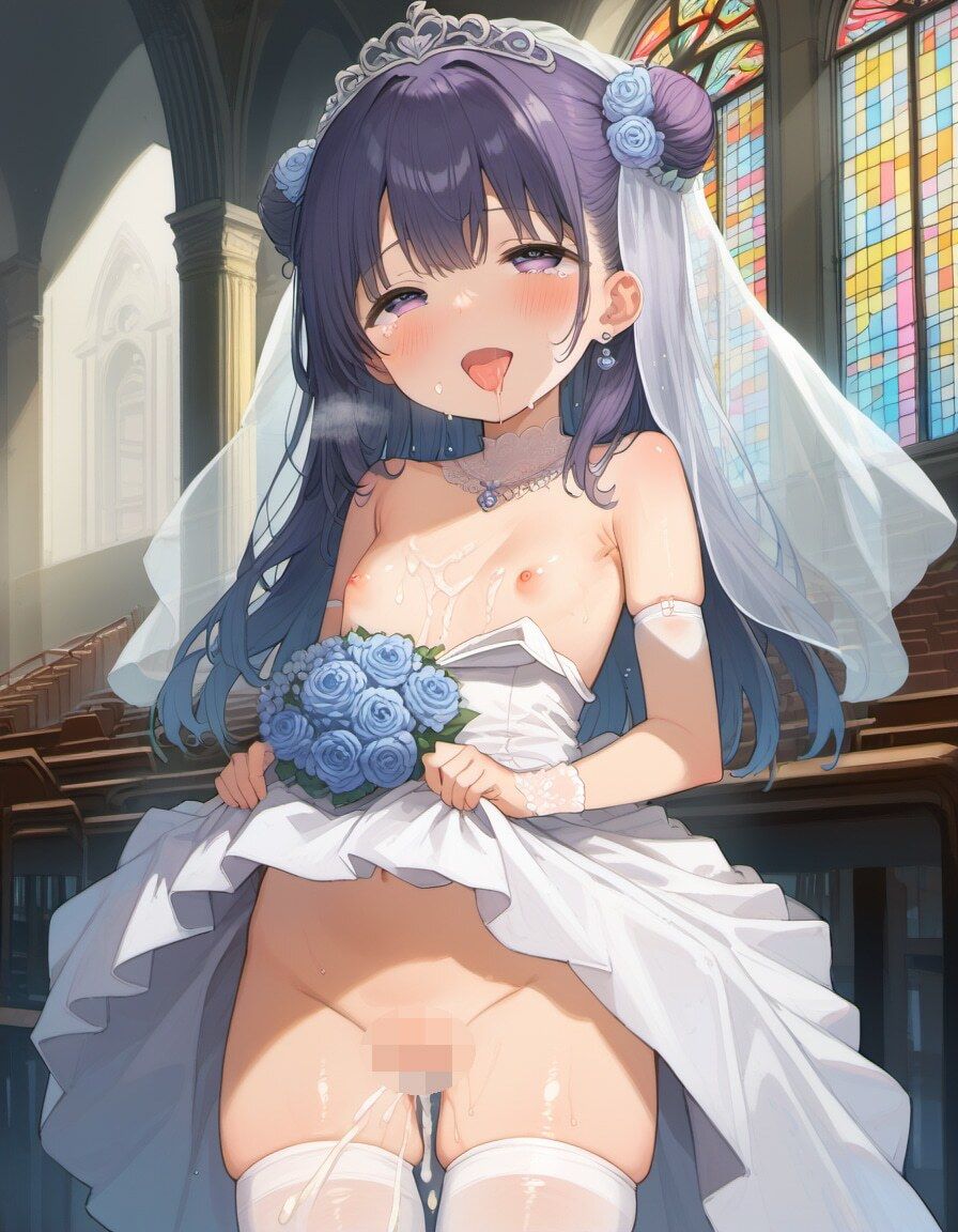 サンプル画像2:花嫁の純白の夜(時計塔の物語工房) [d_410695]