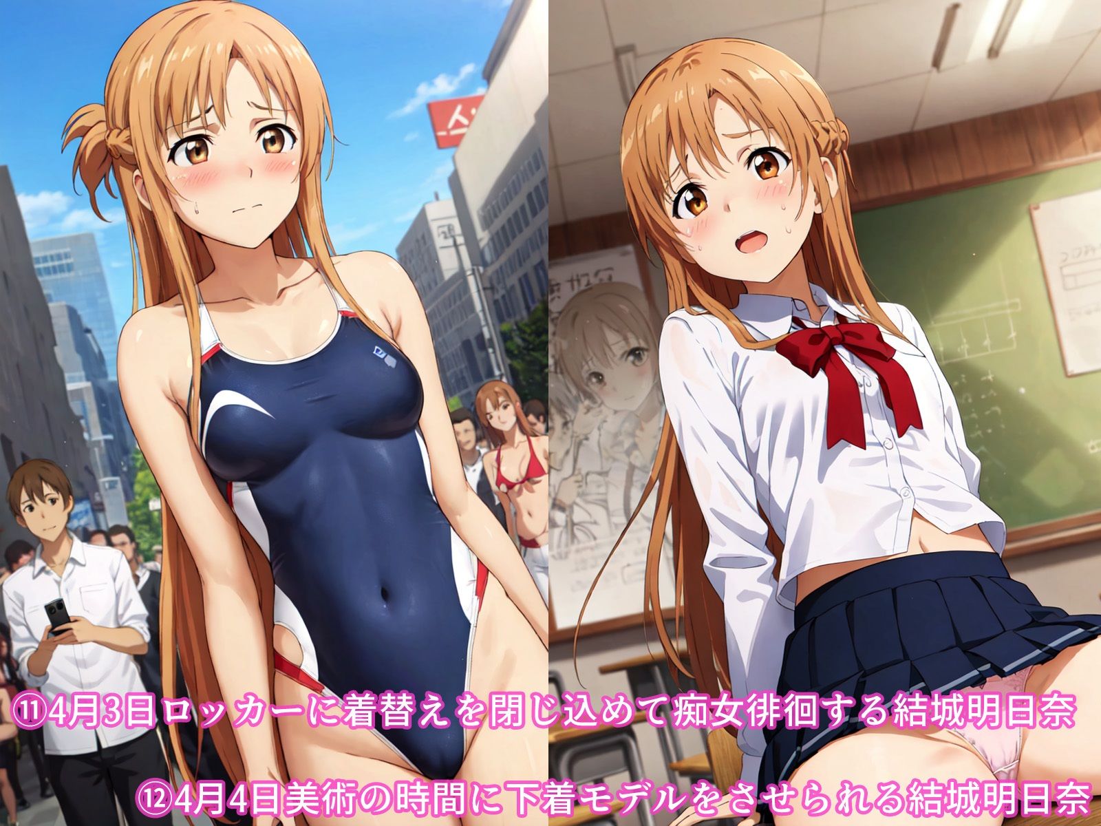 サンプル画像6:2023年8月〜2024年4月、結城明〇奈羞恥まとめ(羞恥露出研究所) [d_410731]