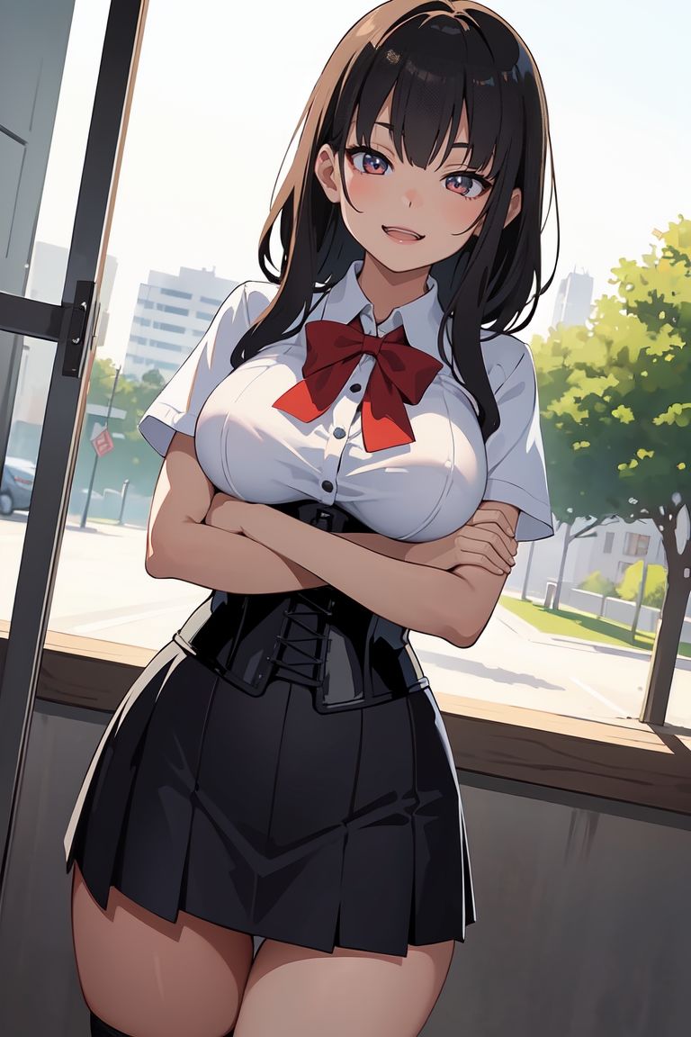 サンプル画像1:名門お嬢様の弱みを握って種付け放題2(AIはむはむアニメ) [d_410774]