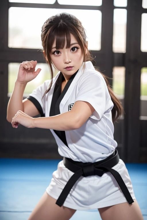 サンプル画像2:ファイト・ビューティ:戦う美女たちの躍動する瞬間(夢幻出版) [d_410808]