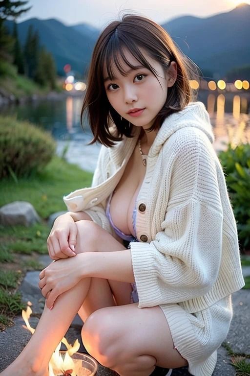 サンプル画像1:キャンプ・ハーモニー:自然と共に楽しむ美女たち(夢幻出版) [d_410820]