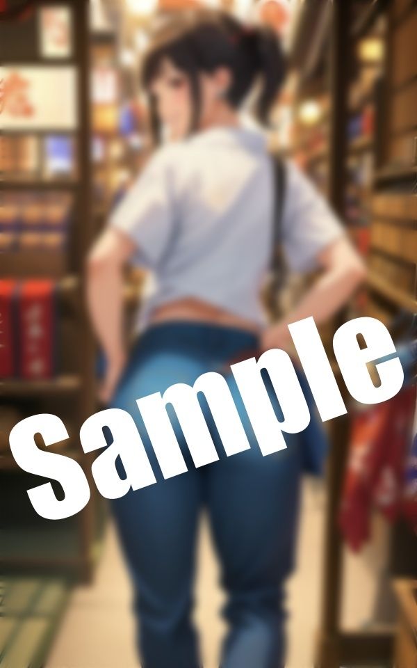 サンプル画像4:清楚系美少女のプリケツ(エロ見放題タイム) [d_410834]