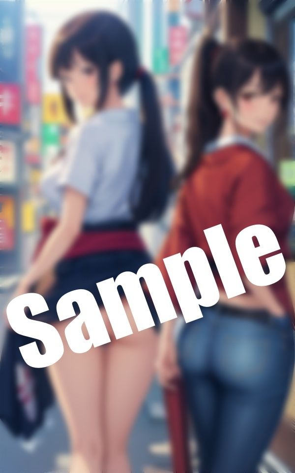 サンプル画像5:清楚系美少女のプリケツ(エロ見放題タイム) [d_410834]