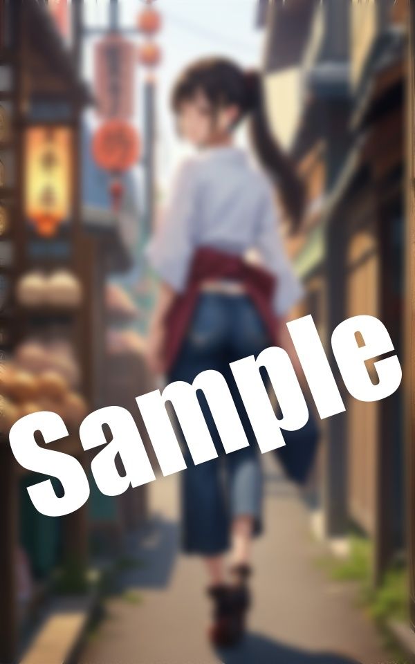 サンプル画像6:清楚系美少女のプリケツ(エロ見放題タイム) [d_410834]