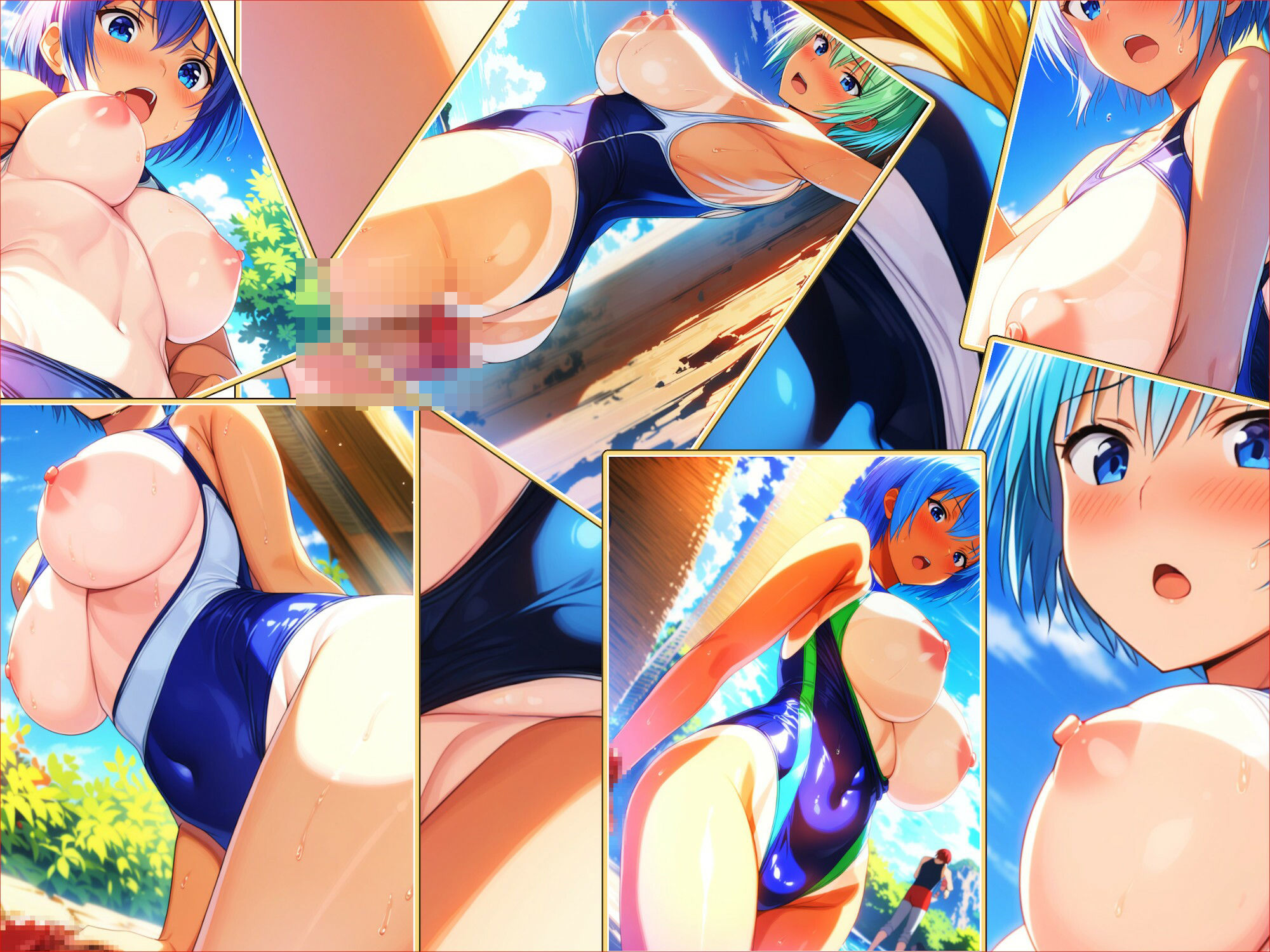 サンプル画像1:水着彼女たちがシコい(Alterna Kuma) [d_410895]