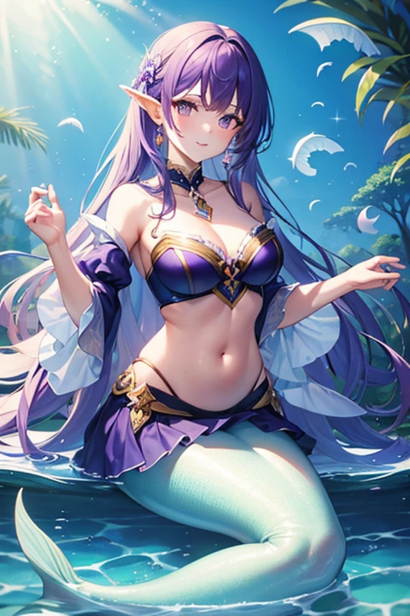 サンプル画像2:パープルマーメイドのアレやコレ(rweb324) [d_411011]