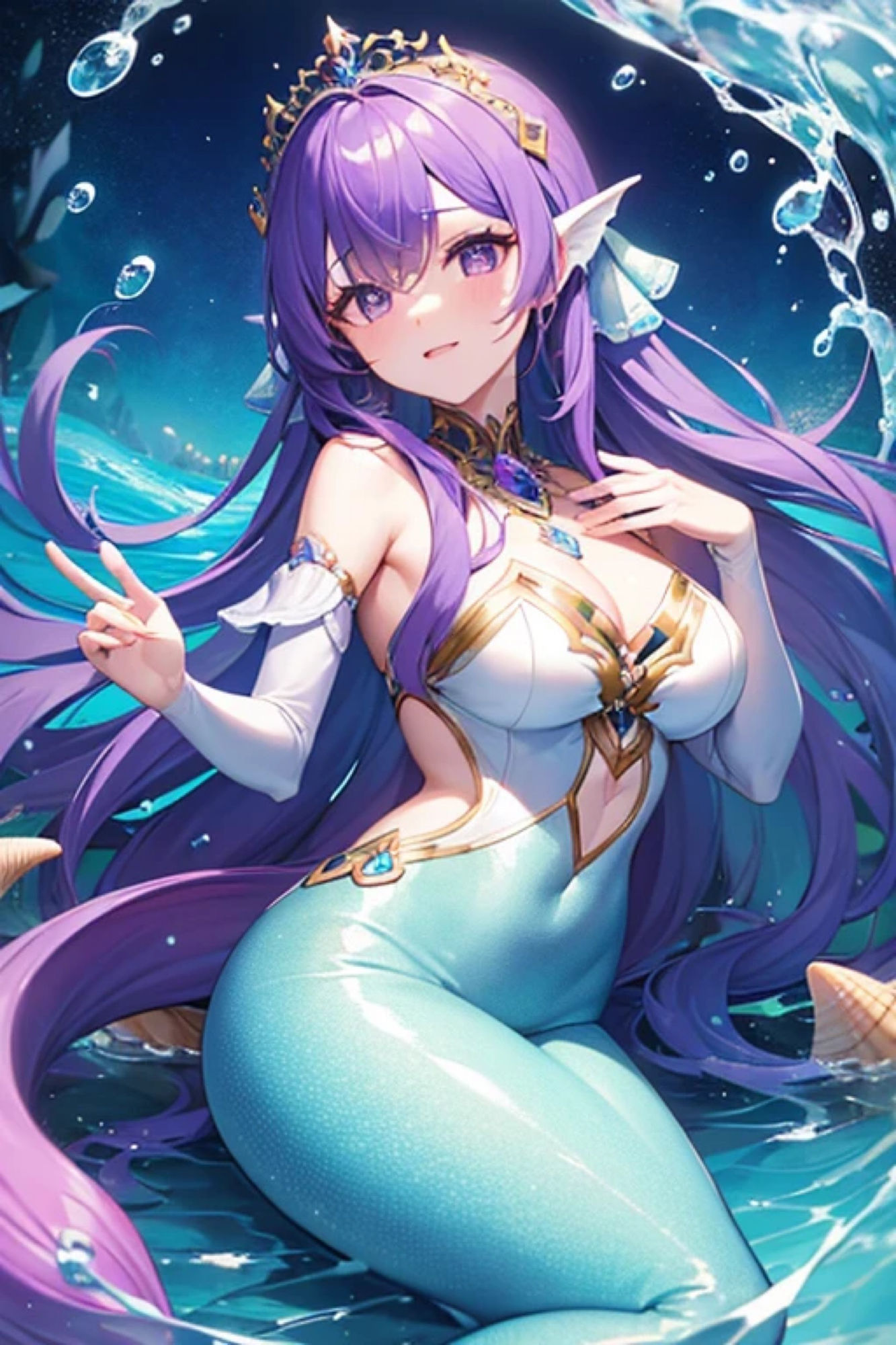 サンプル画像4:パープルマーメイドのアレやコレ(rweb324) [d_411011]