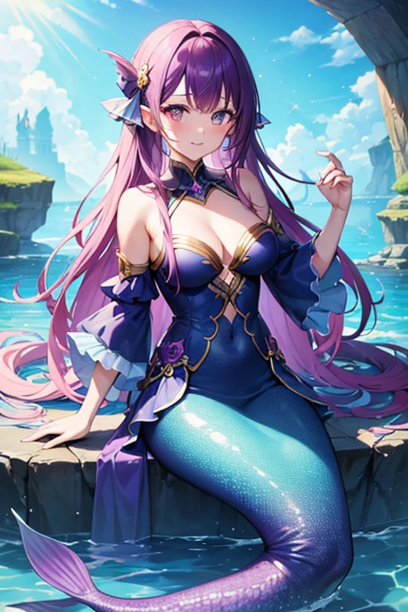 サンプル画像5:パープルマーメイドのアレやコレ(rweb324) [d_411011]