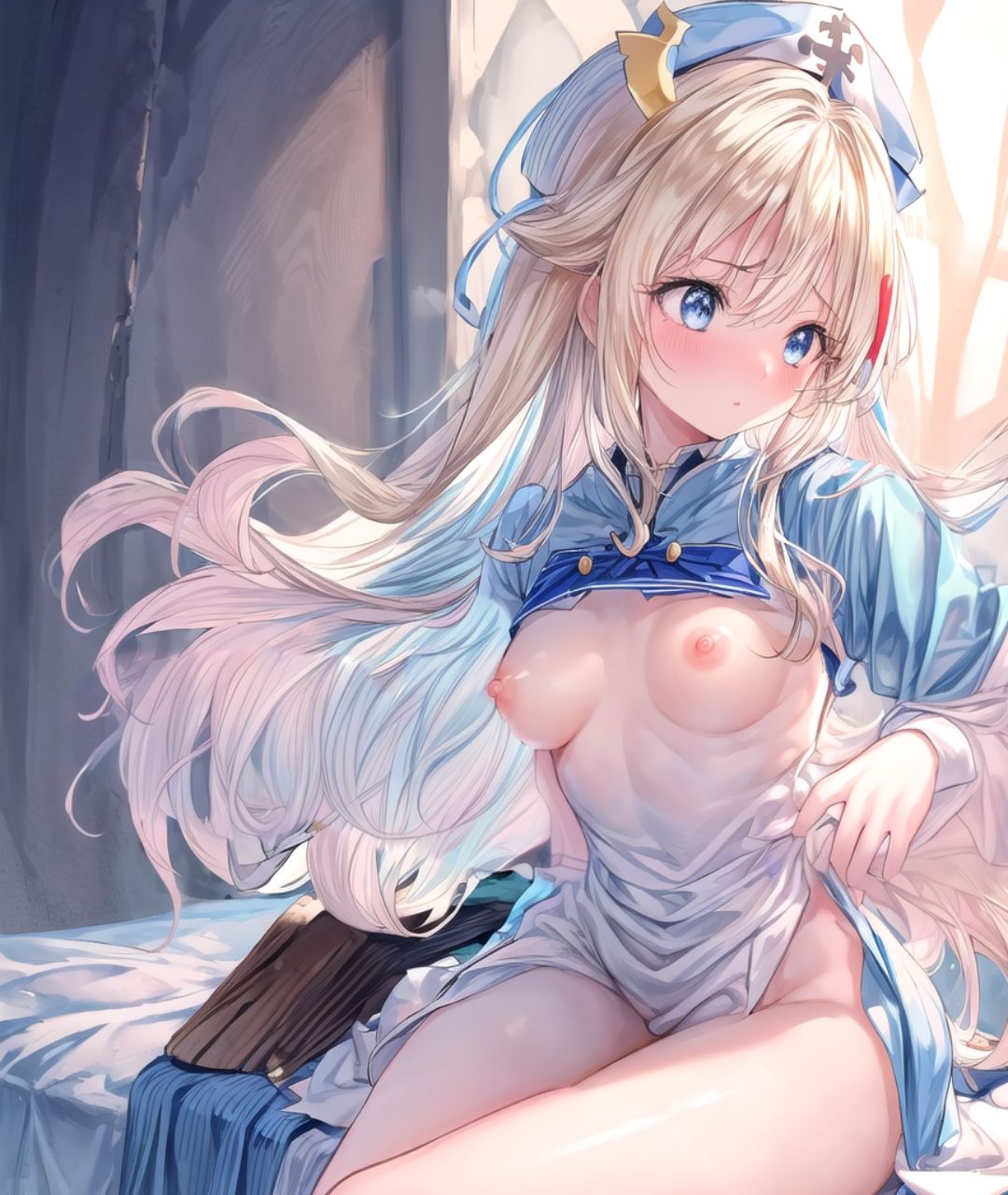 サンプル画像4:美少女たちのひととき・女神官（ゴ〇ブリンスレイヤー）(Aark) [d_411063]