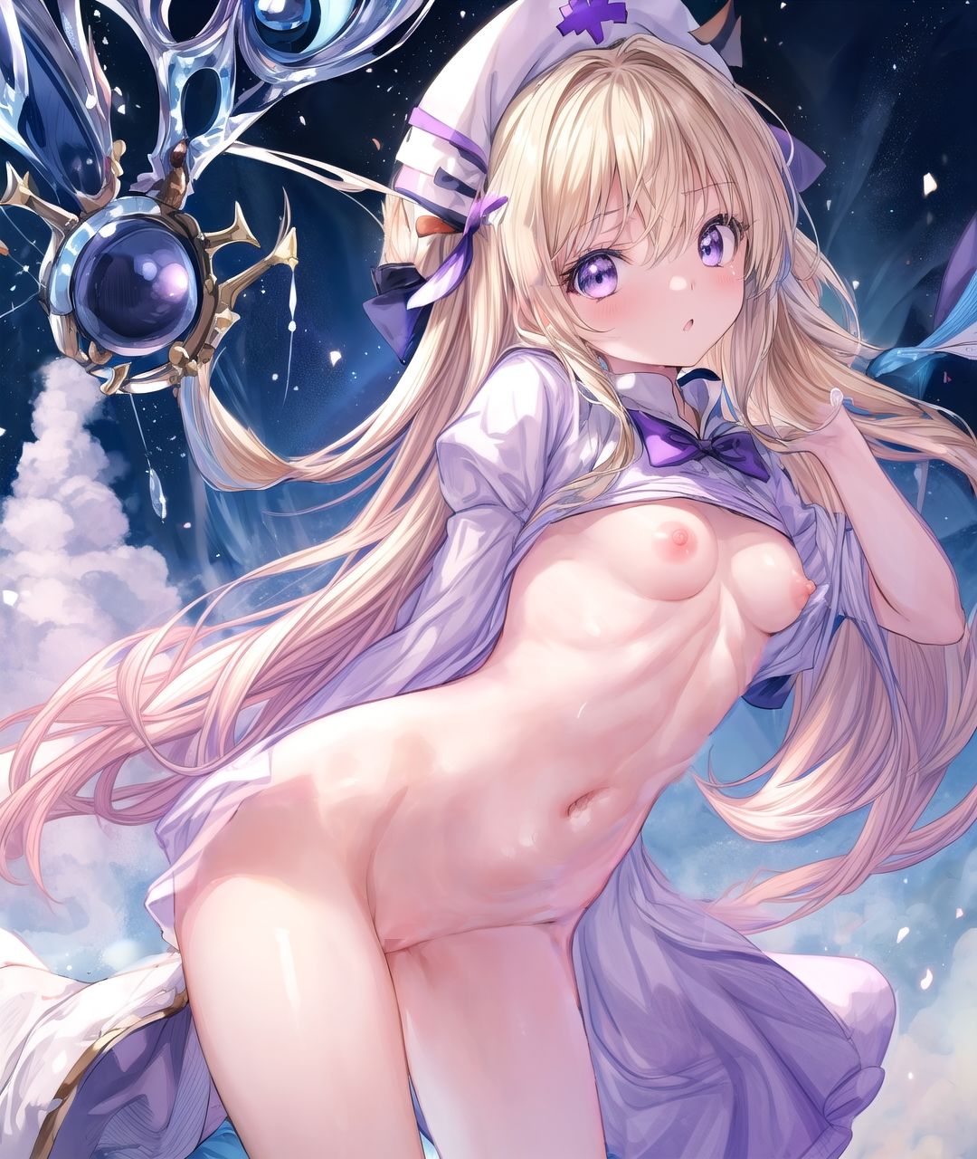 サンプル画像6:美少女たちのひととき・女神官（ゴ〇ブリンスレイヤー）(Aark) [d_411063]