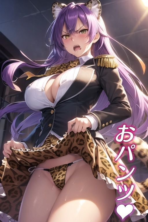 サンプル画像3:嫌な顔でスカートたくし上げてパンツ見せる娘〜貴族編〜(AIパンツ部) [d_411071]