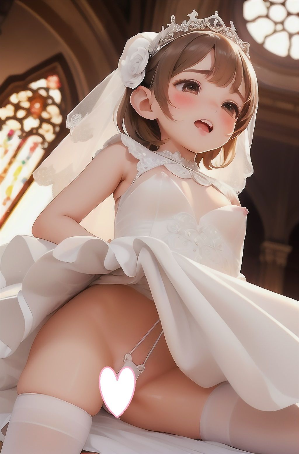 サンプル画像1:計333枚☆はっぴぃうぇでぃんぐ☆顔面騎乗の距離でおぱんつスジ超接写(ラッキードスケベワール堂) [d_411136]