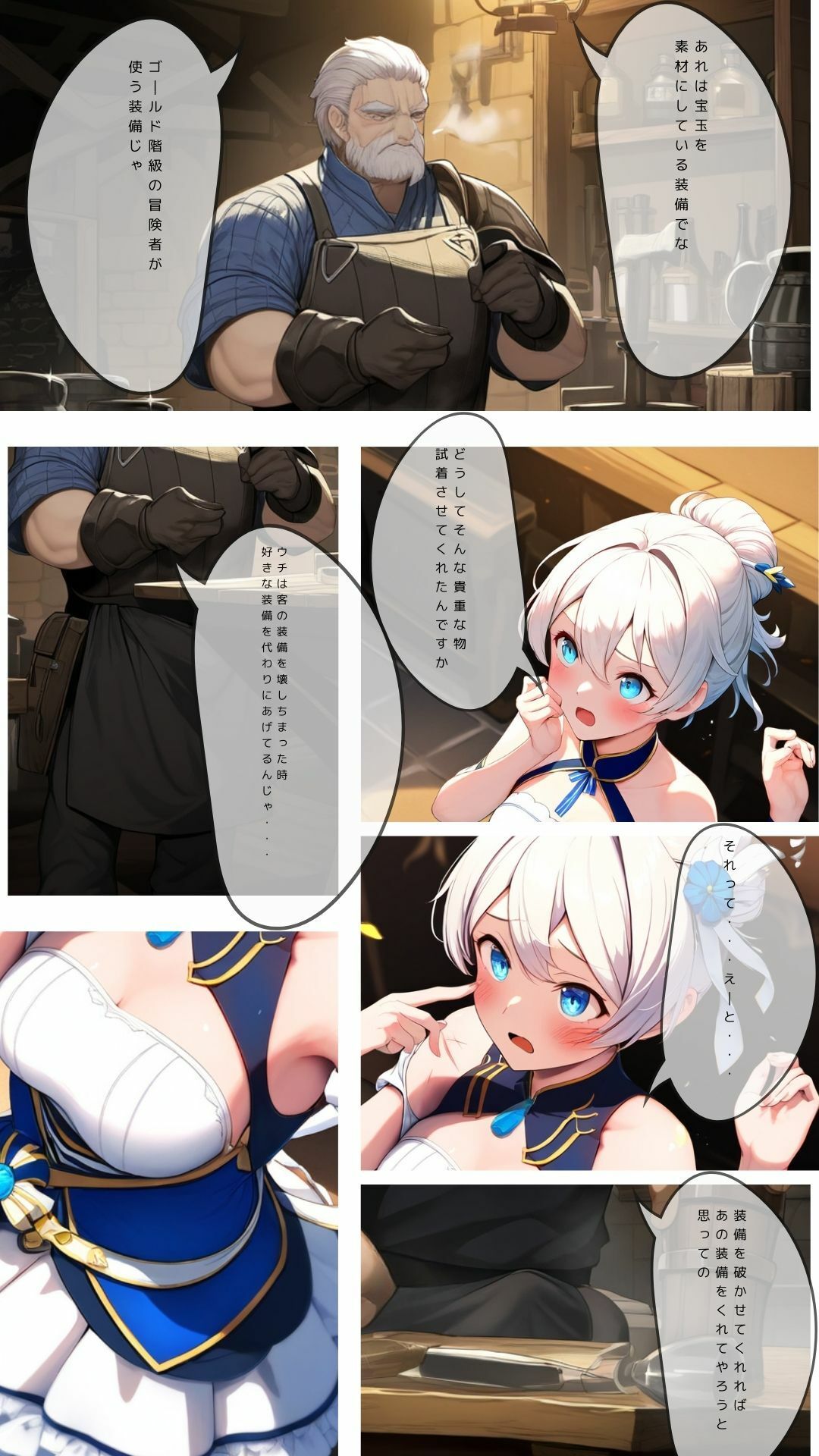 サンプル画像5:ダンジョン横の防具屋がセクハラすぎる(Neoカイザー) [d_411148]