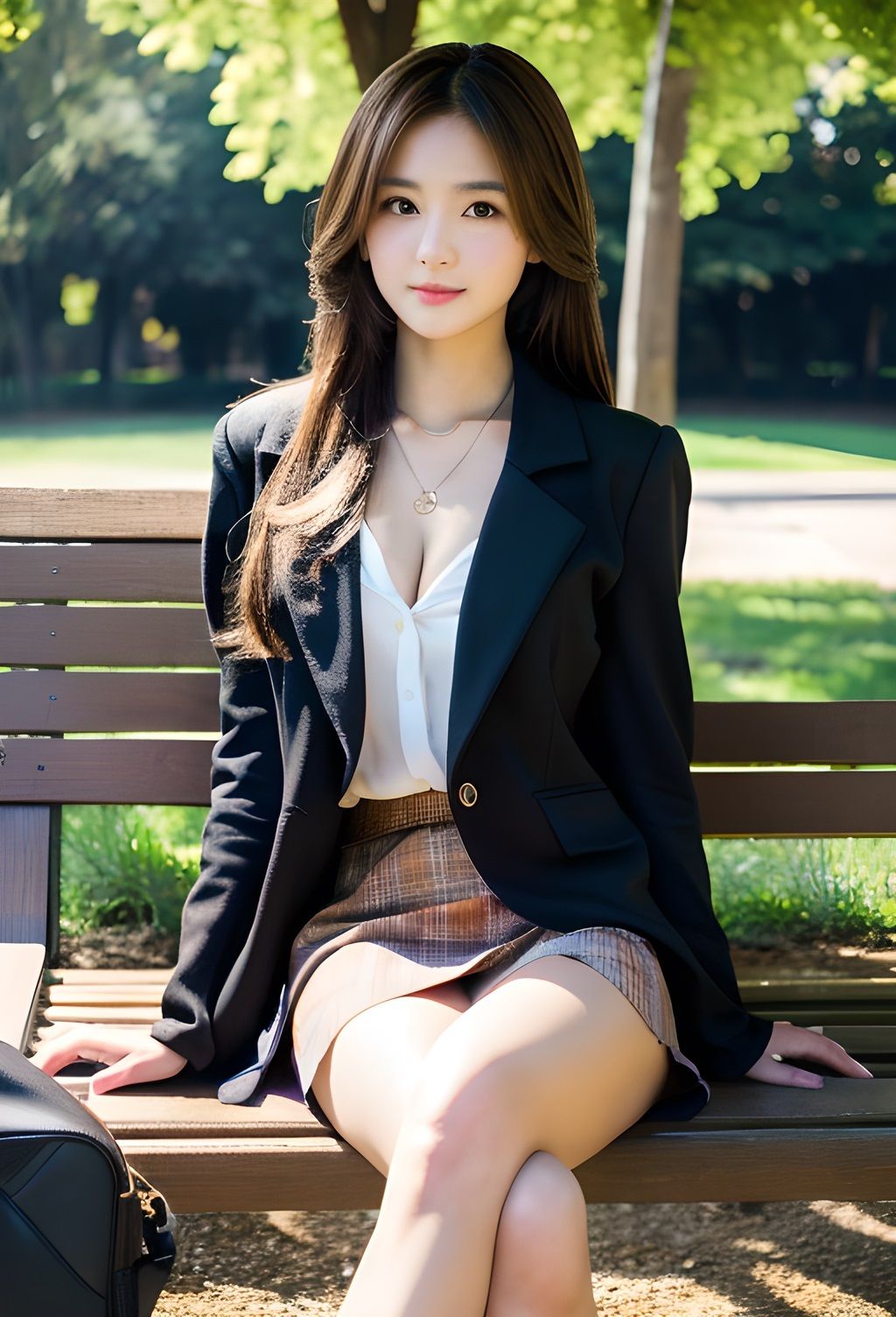 サンプル画像1:OLたちの昼休憩 〜人気の少ない場所で大胆露出！ ストレス発散〜(一発屋) [d_411152]