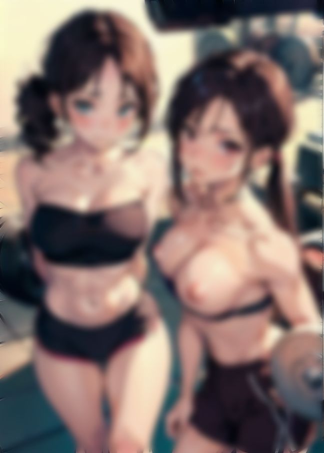 サンプル画像5:筋トレ少女「スケスケ、露出の痴女おまん？？」(midnightstar) [d_411191]