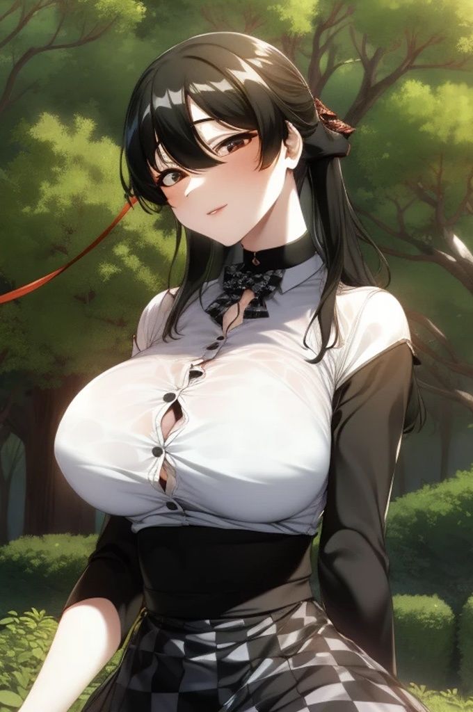 サンプル画像4:巨乳美女【妄想イラスト美女図鑑vol.96】(AIイラスト美女研究所) [d_411192]