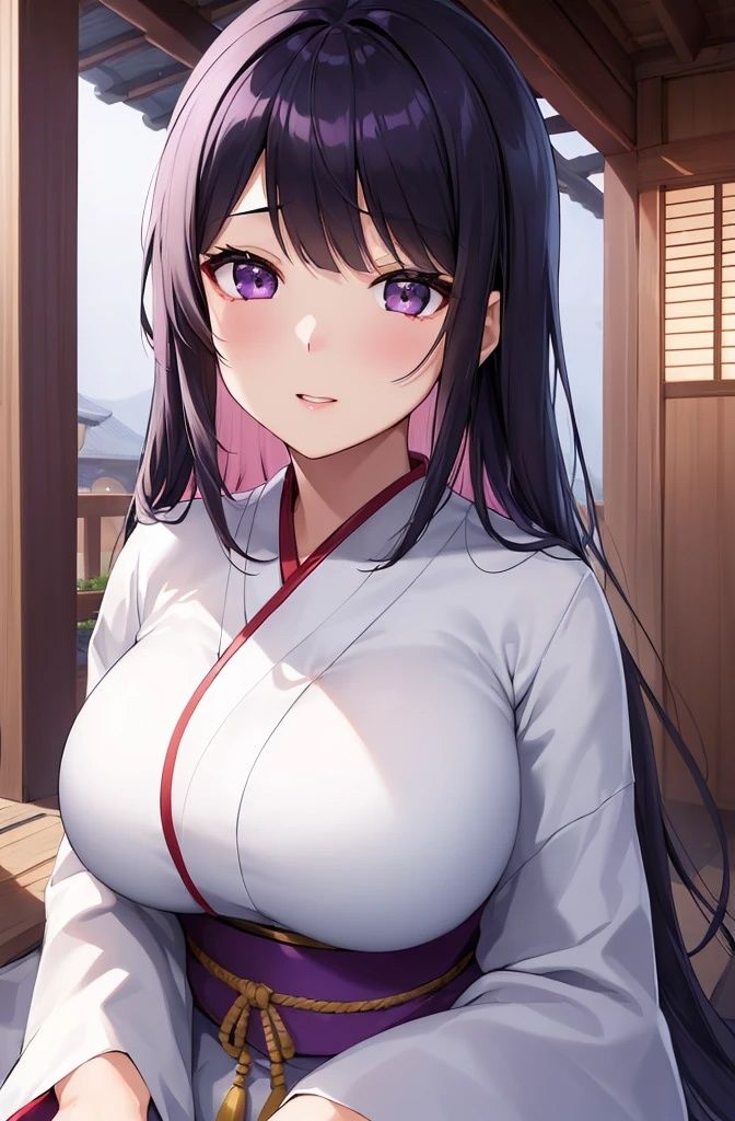 サンプル画像2:巨乳着物美女【妄想イラスト美女図鑑vol.99】(AIイラスト美女研究所) [d_411197]