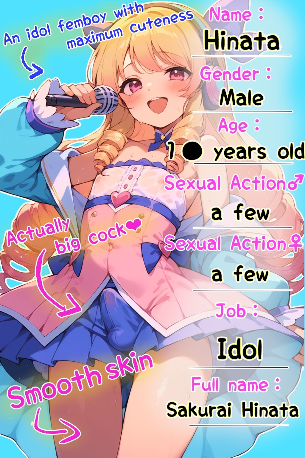 男の娘グラビアCG集 vol.8 〜可愛すぎるアイドル男子 桜井ひなた君 編〜