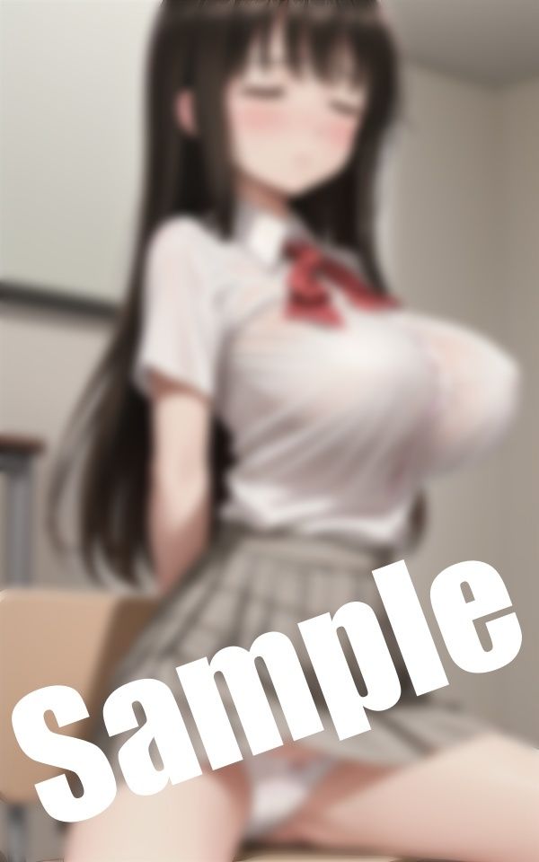 サンプル画像6:巨乳美少女のパンチラ〜放課後の教室で恥ずかしい姿に(美女ワンダーランド) [d_411310]