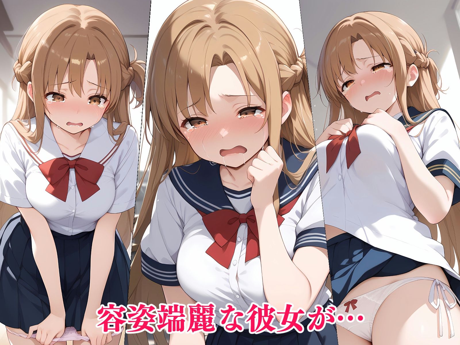 サンプル画像1:脅され泣きじゃくりア〇ナ(ギジミン) [d_411360]