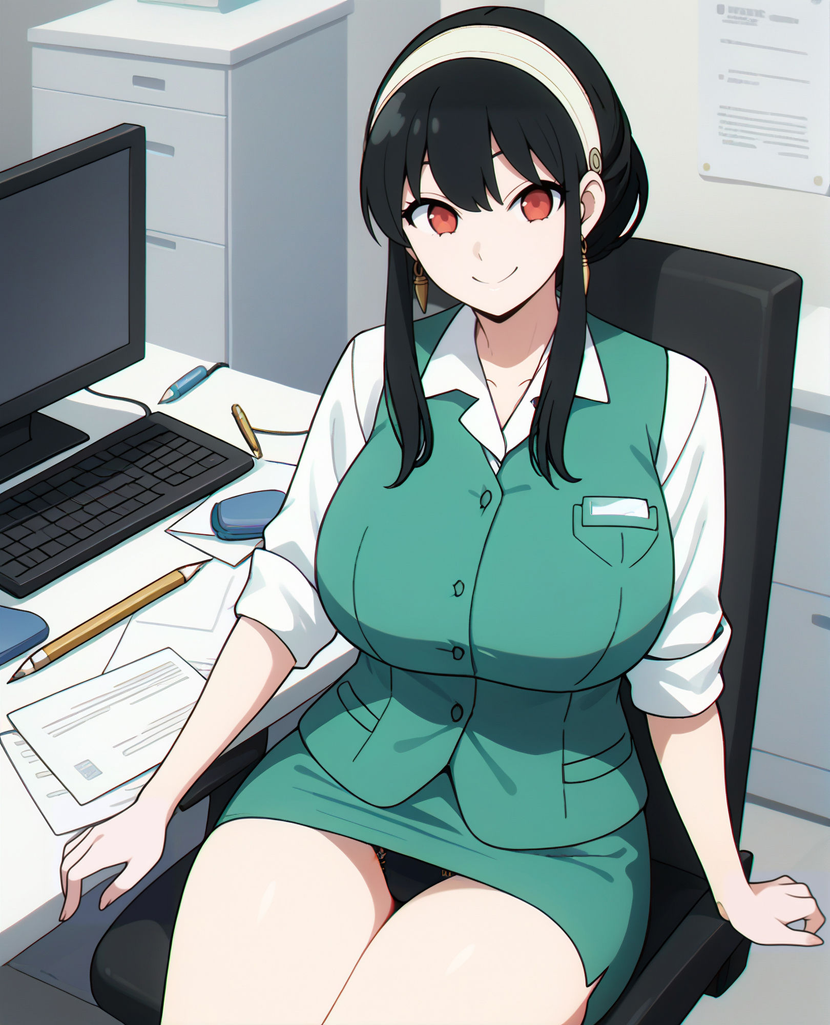 サンプル画像1:おっぱい×ファミリー〜ヨ◯ フォージャー〜(コロッケ) [d_411369]