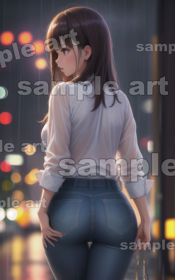 サンプル画像5:彼氏と別れた夜にむしゃくしゃした桃尻女の誘惑(S級奇跡の一枚) [d_411396]