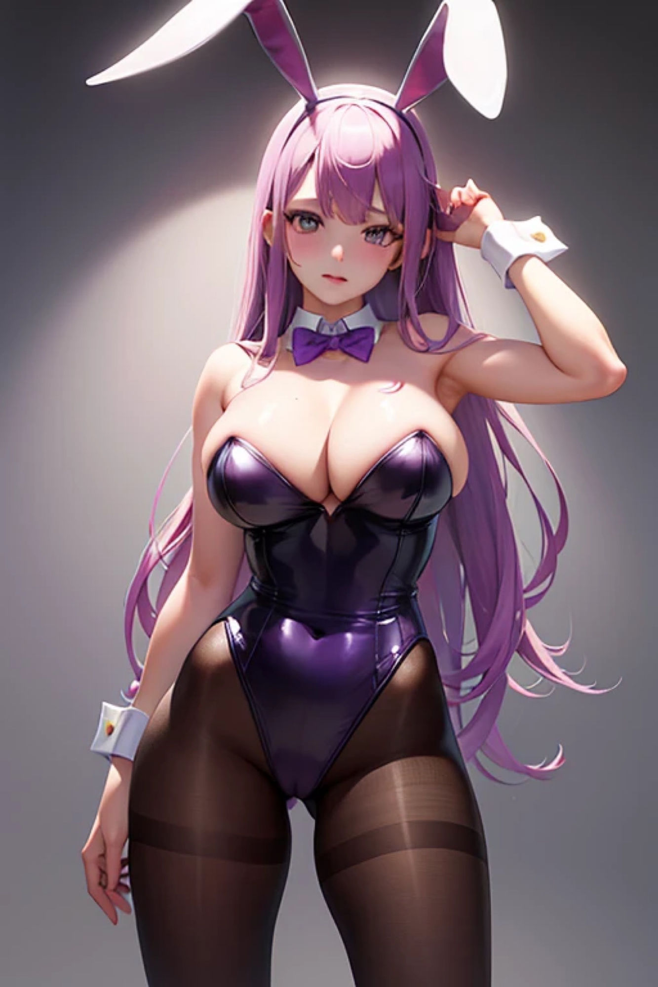 サンプル画像2:パープルバニーガールのアレやコレ(rweb324) [d_411401]