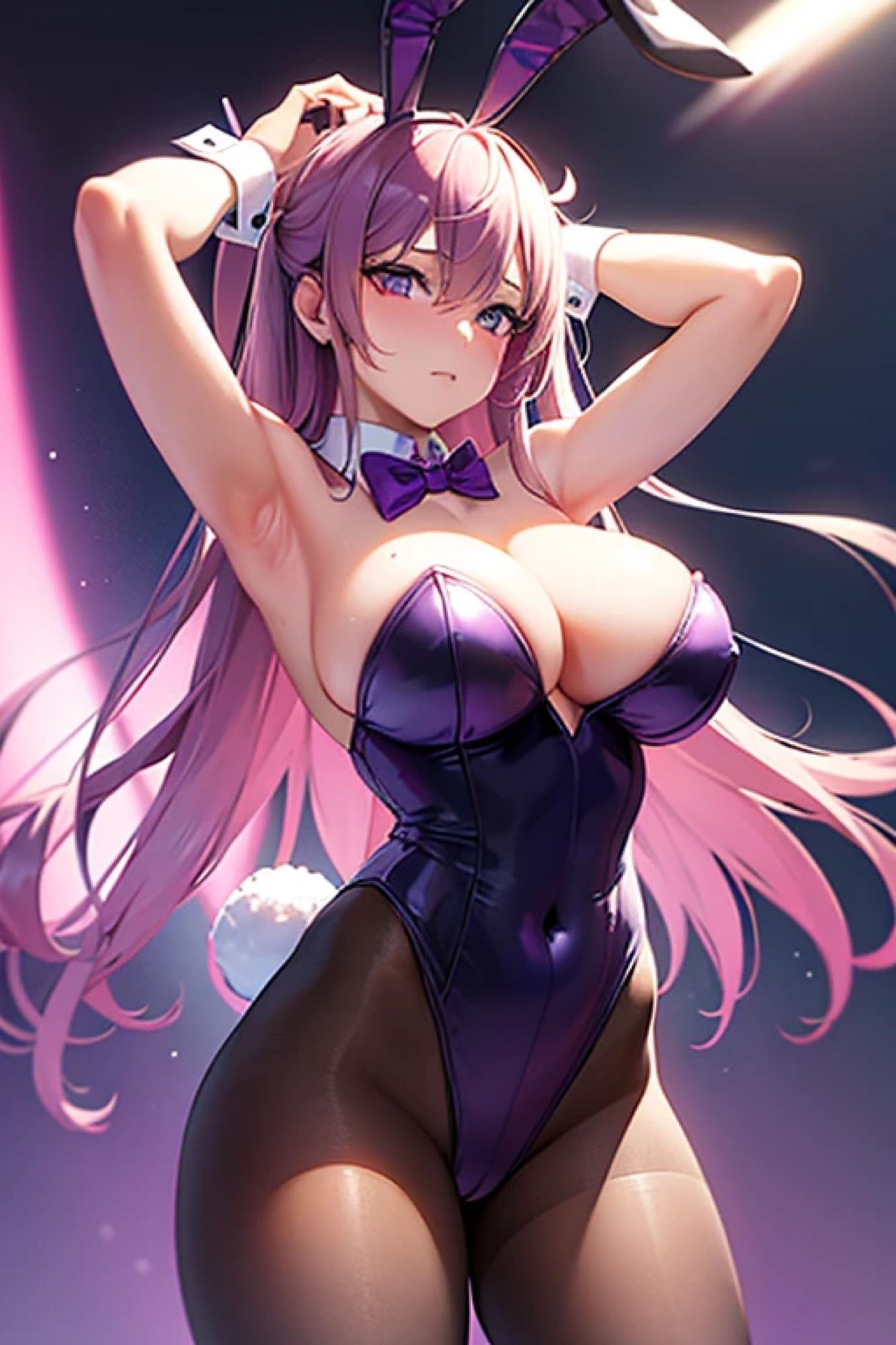 サンプル画像3:パープルバニーガールのアレやコレ(rweb324) [d_411401]