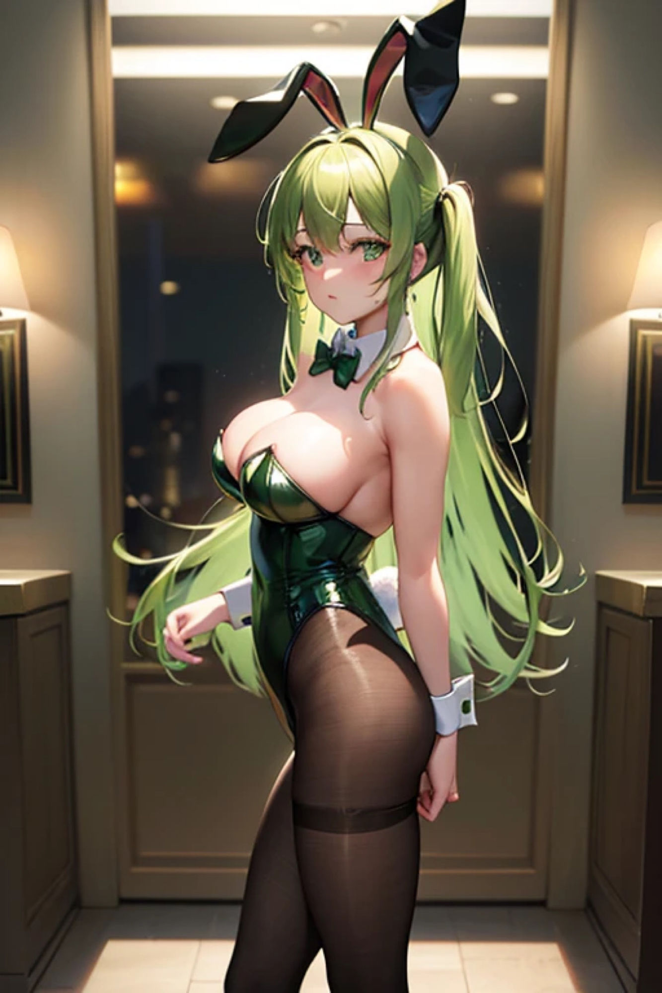 サンプル画像6:グリーンバニーガールのアレやコレ(rweb324) [d_411404]