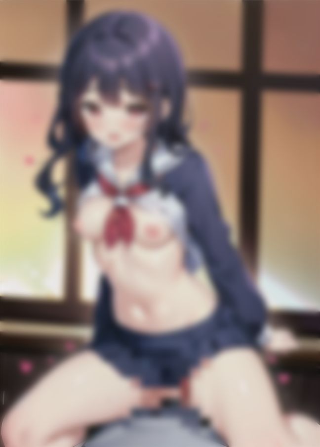 サンプル画像4:馬乗り少女「気持ちよくてイキまくり」「教室で変態行為」(オーガニズム) [d_411417]