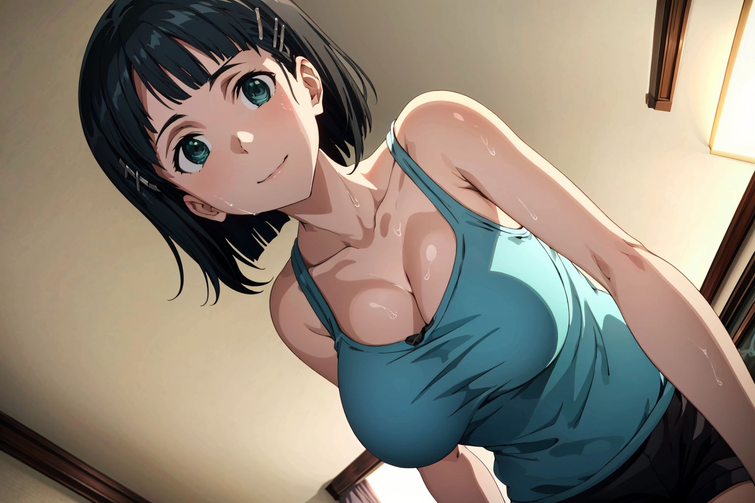 サンプル画像3:直◎ちゃんといちゃいちゃ(AIぷちフェチ研究会) [d_411456]