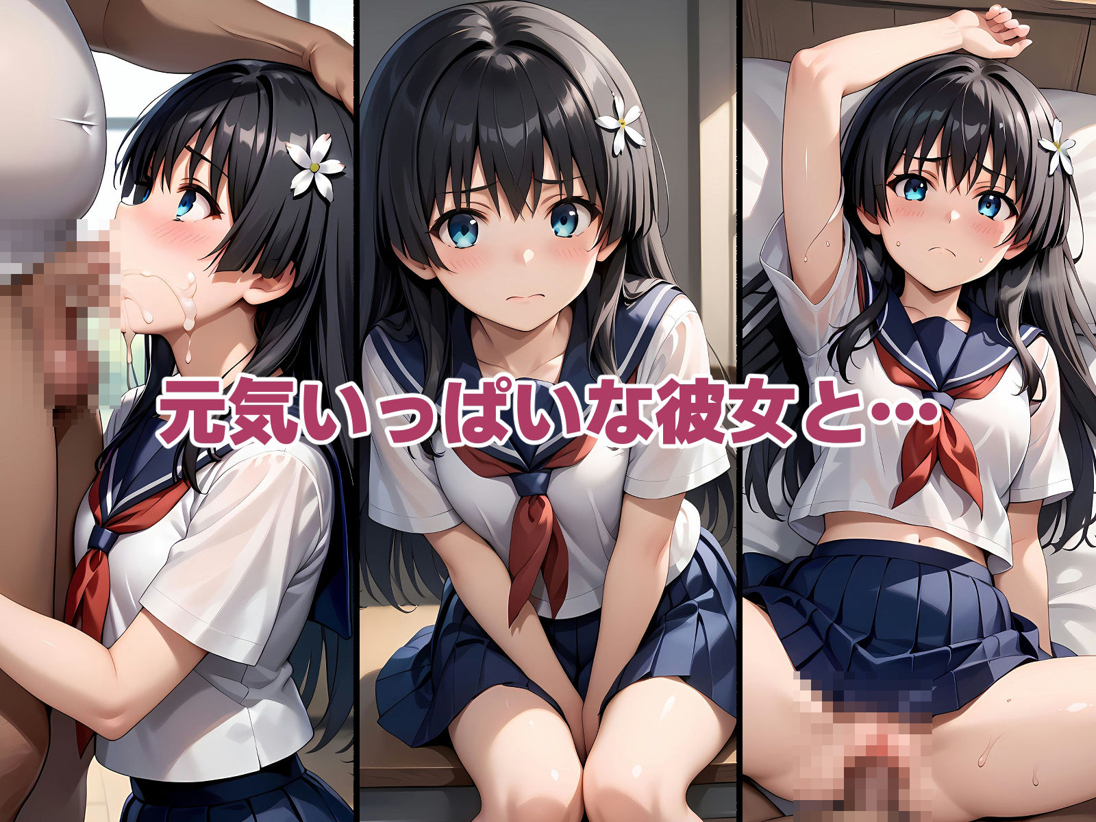 サンプル画像2:妊娠孕ませコスプレえっち 佐〇さん(福田エリカ) [d_411466]