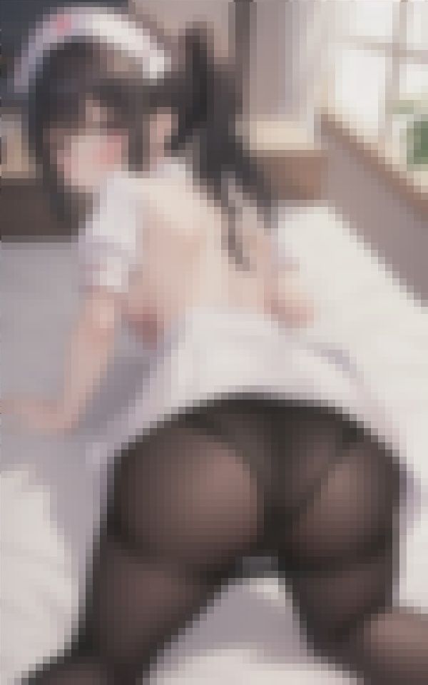 サンプル画像4:入院先のナースの制服が黒タイツTバックで僕のドストライクだったので一か月間延長させて頂きましたw100p(ピンクモンスター) [d_411510]