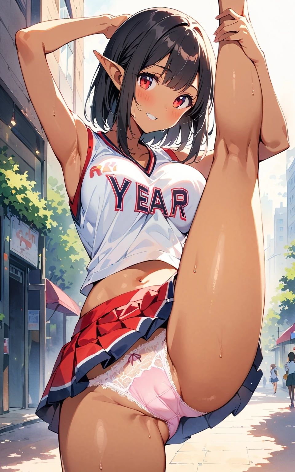 サンプル画像4:【美少女研究本】ダークエルフ ハメ撮り日誌(画像生成マン) [d_411545]